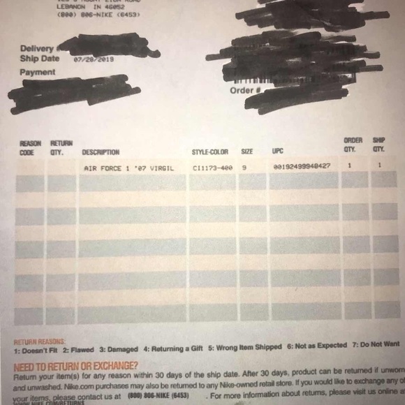 Off-White x Nike Air Force 1 Low “MCA” Size 9 - Picture 7 of 7